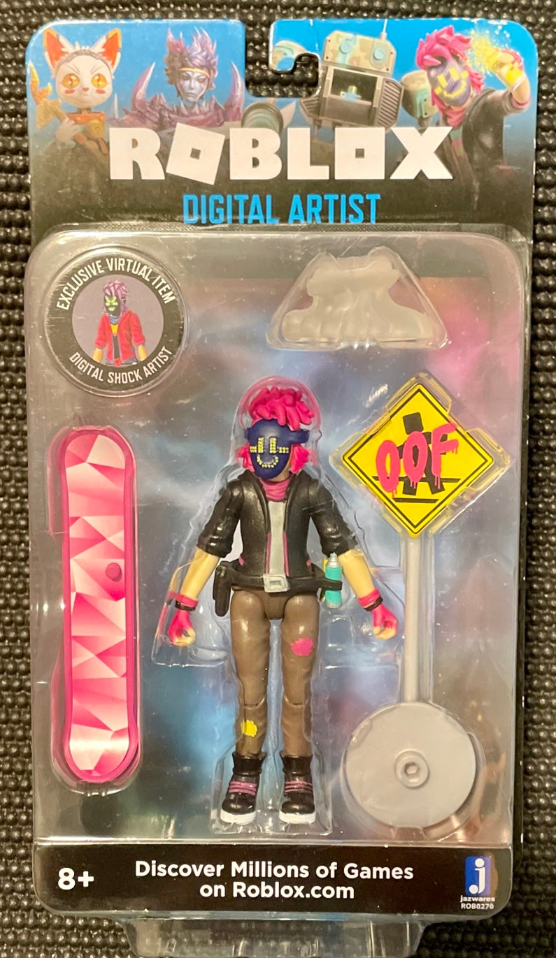 Roblox Imagination Collection Digital Artist Figure Plus Exclusive Virtual item