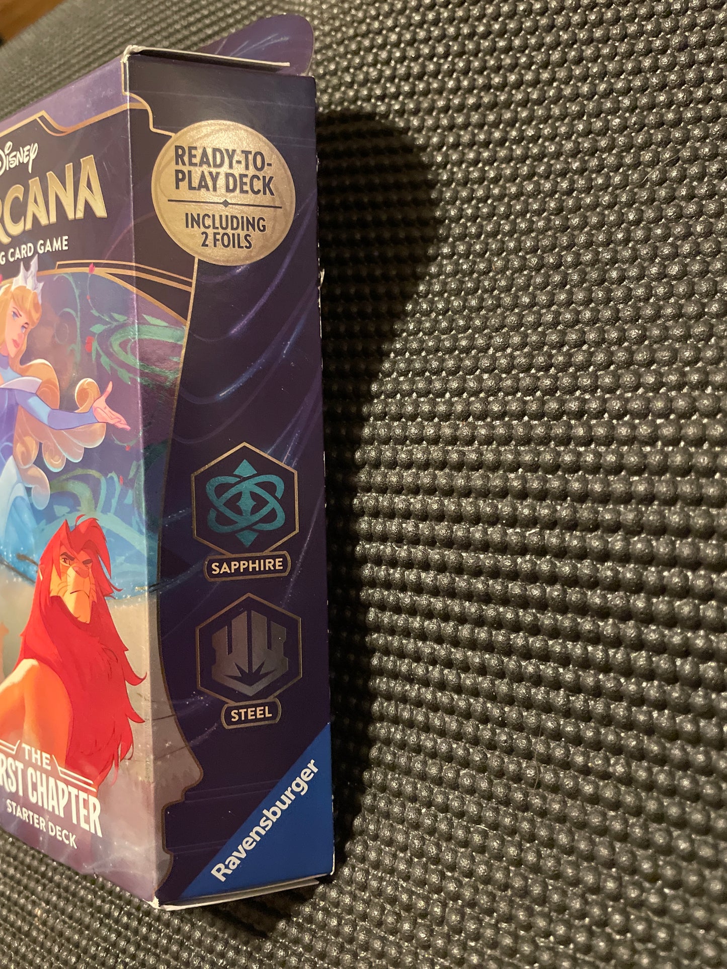 Disney Lorcana Trading Card Game The First Chapter Starter Deck Sapphire Steel 1st Print Ravensburger
