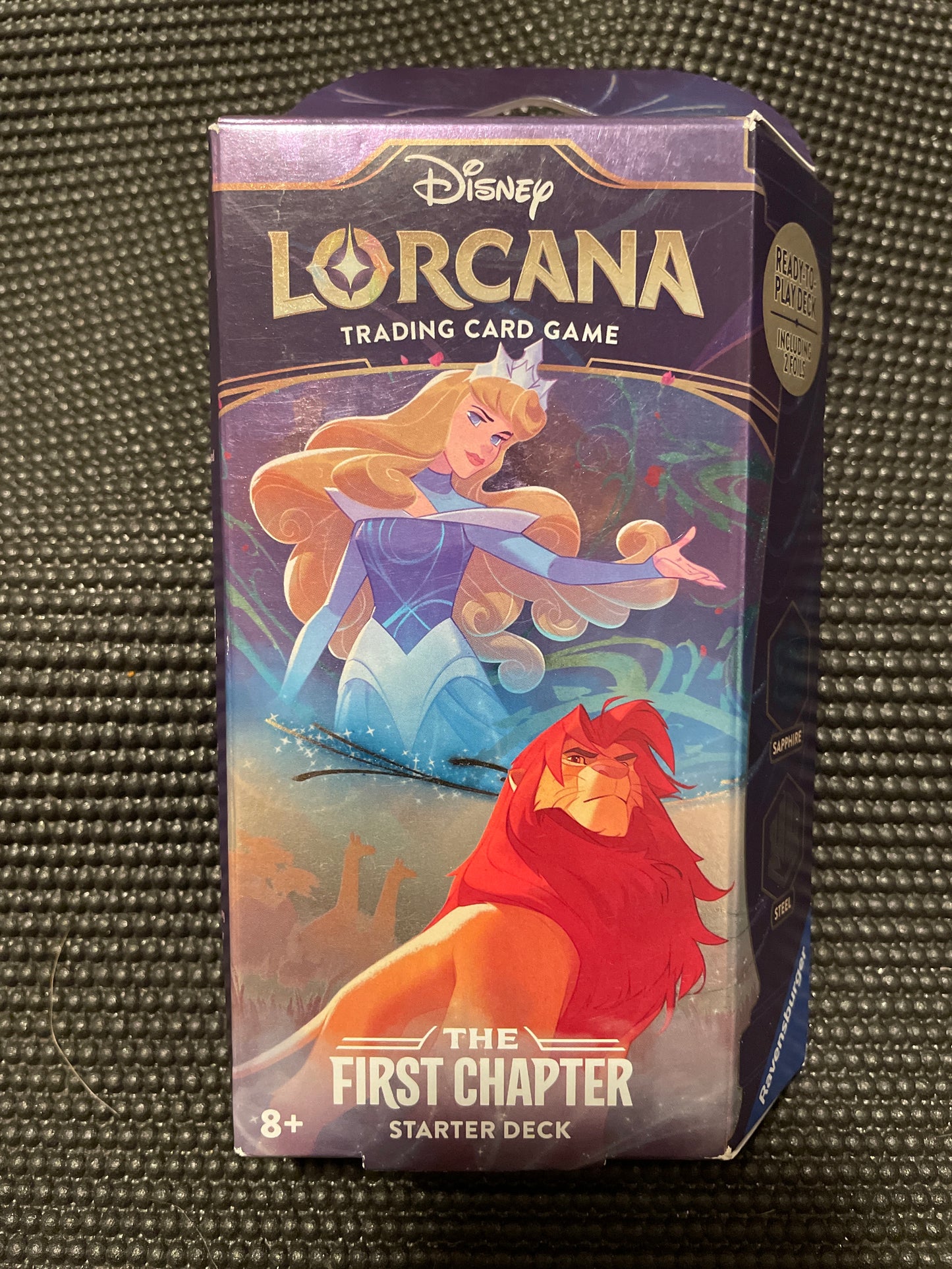 Disney Lorcana Trading Card Game The First Chapter Starter Deck Sapphire Steel 1st Print Ravensburger