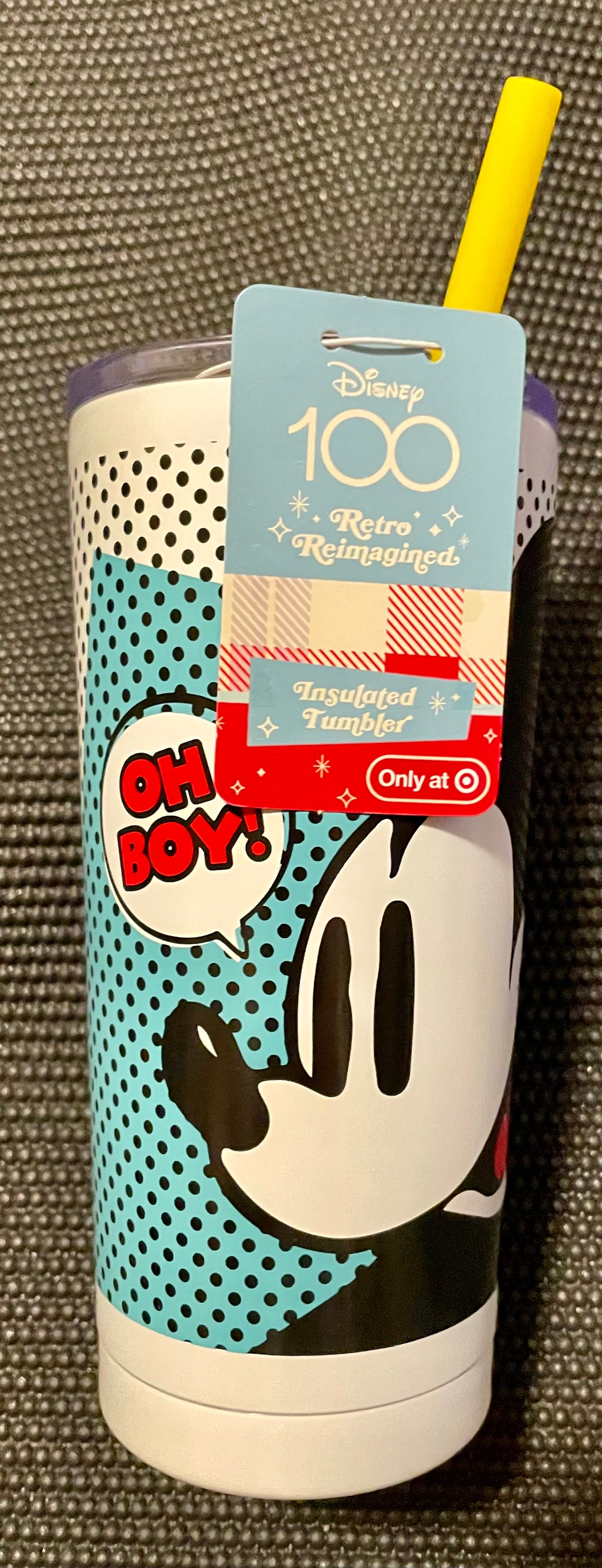 Disney 100 Retro Reimagined Zak! Insulated Tumbler Mickey Mouse Target Exclusive