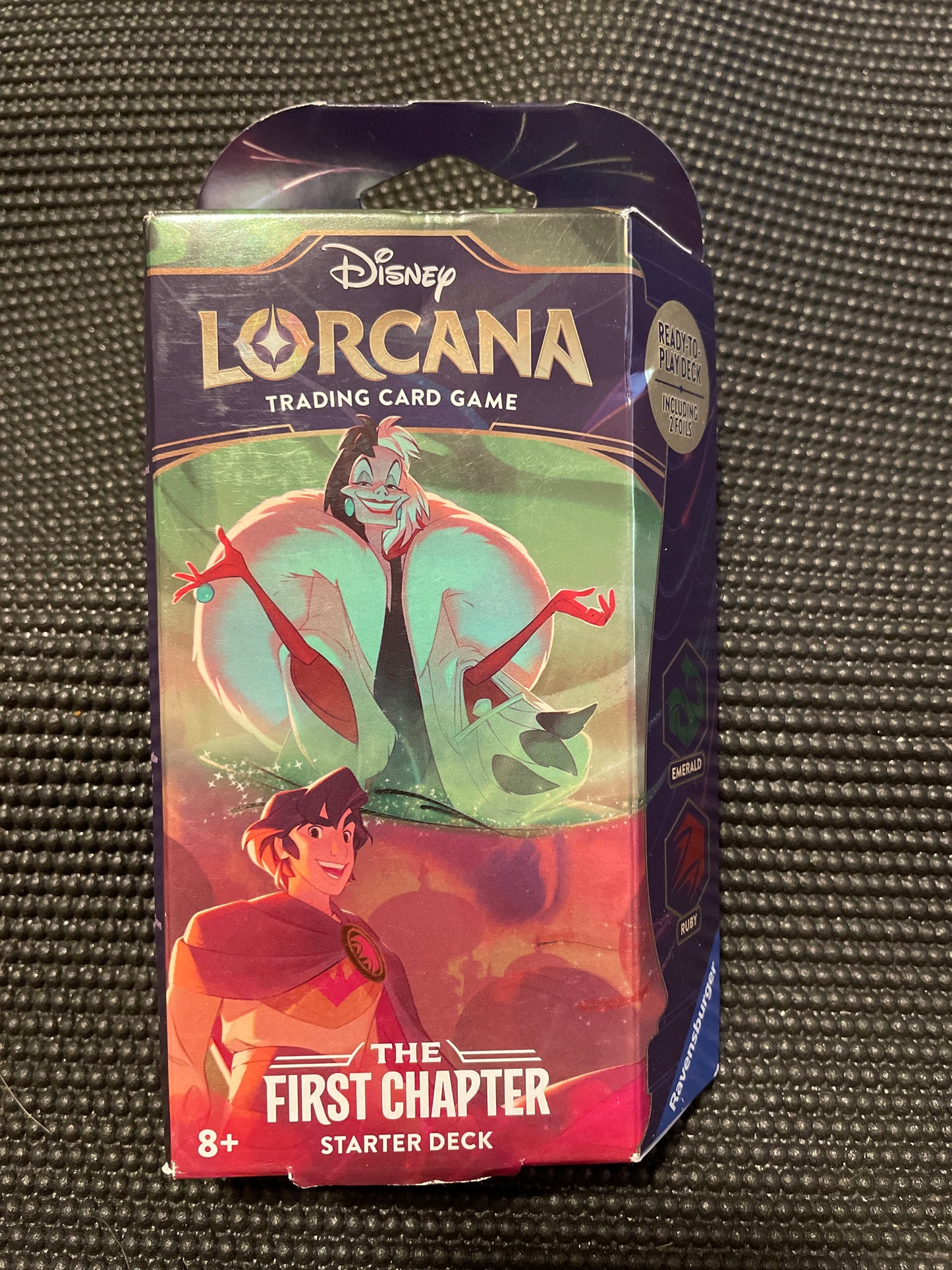 Disney Lorcana Trading Card Game The First Chapter Starter Deck Emerald Ruby 1st Print Ravensburger