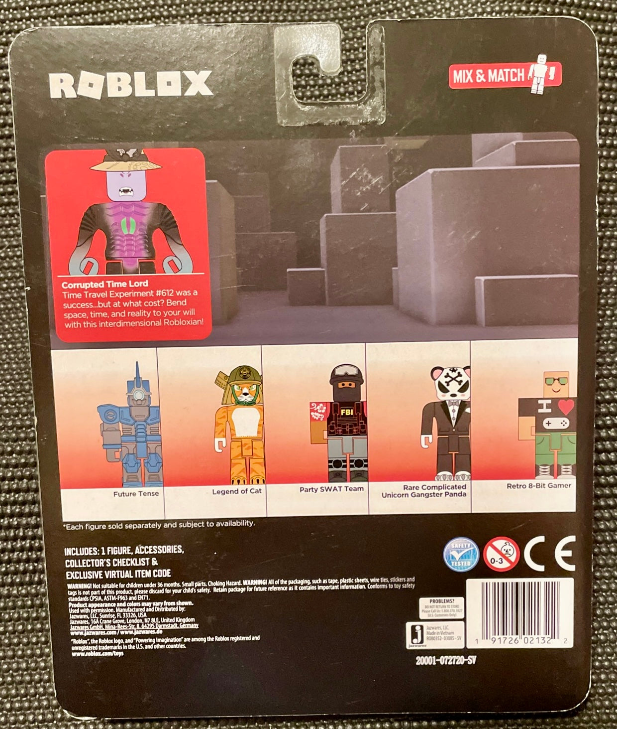 Roblox Avatar Shop Corrupted Time Lord + Exclusive Virtual Item - Rare