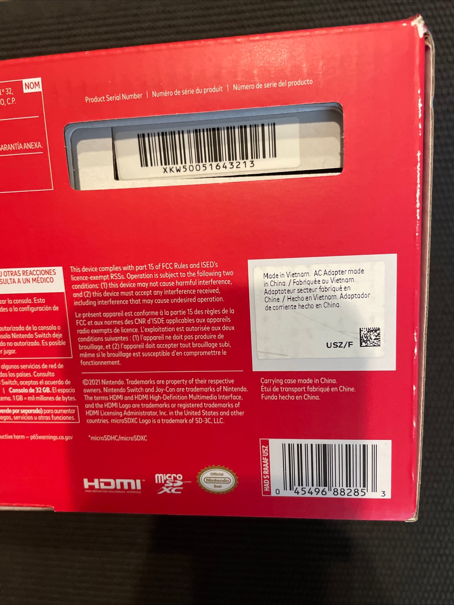 Nintendo Switch Mario Red & Blue Edition Console with Carrying Case - Retired - Limited Edition Console with Accessories