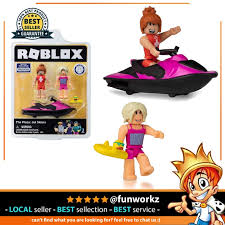 Roblox The Plaza: Jet Skiers Action Figures Set with Exclusive Virtual Item Code