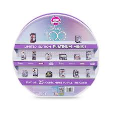 Disney 100 Zuru Mini Brands Exclusive Platinum Collector’s Case + 5 Minis