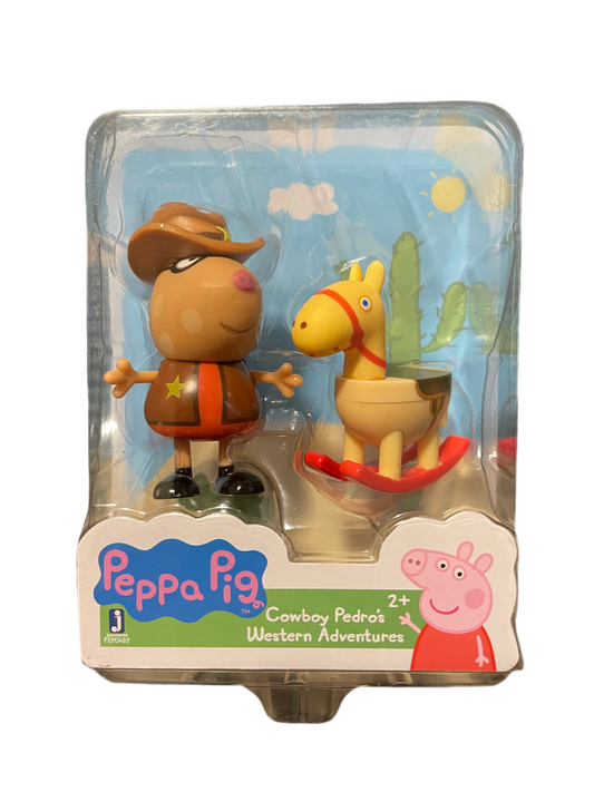 Peppa Pig Cowboy Pedro’s Western Adventure Figure & Rocking Horse Accessory