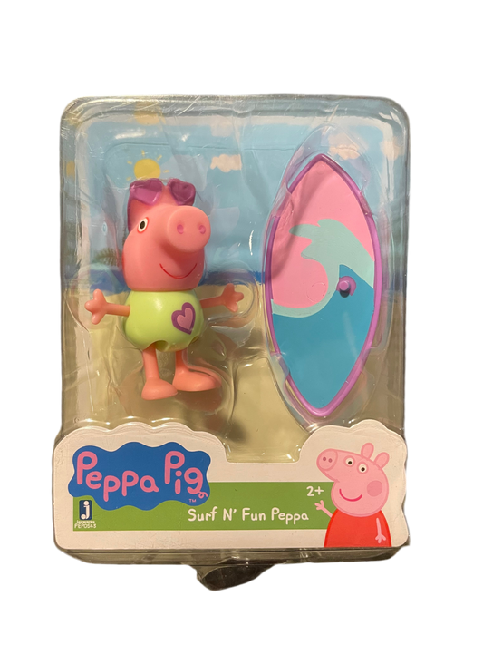 Peppa Pig Surf N’ Fun Peppa Figure with Surfboard Accessory Jazwares