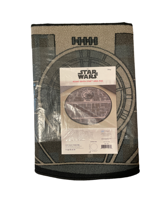 Star Wars Round Death Star Area Rug 39” x 39” Ukonic - Retired Product