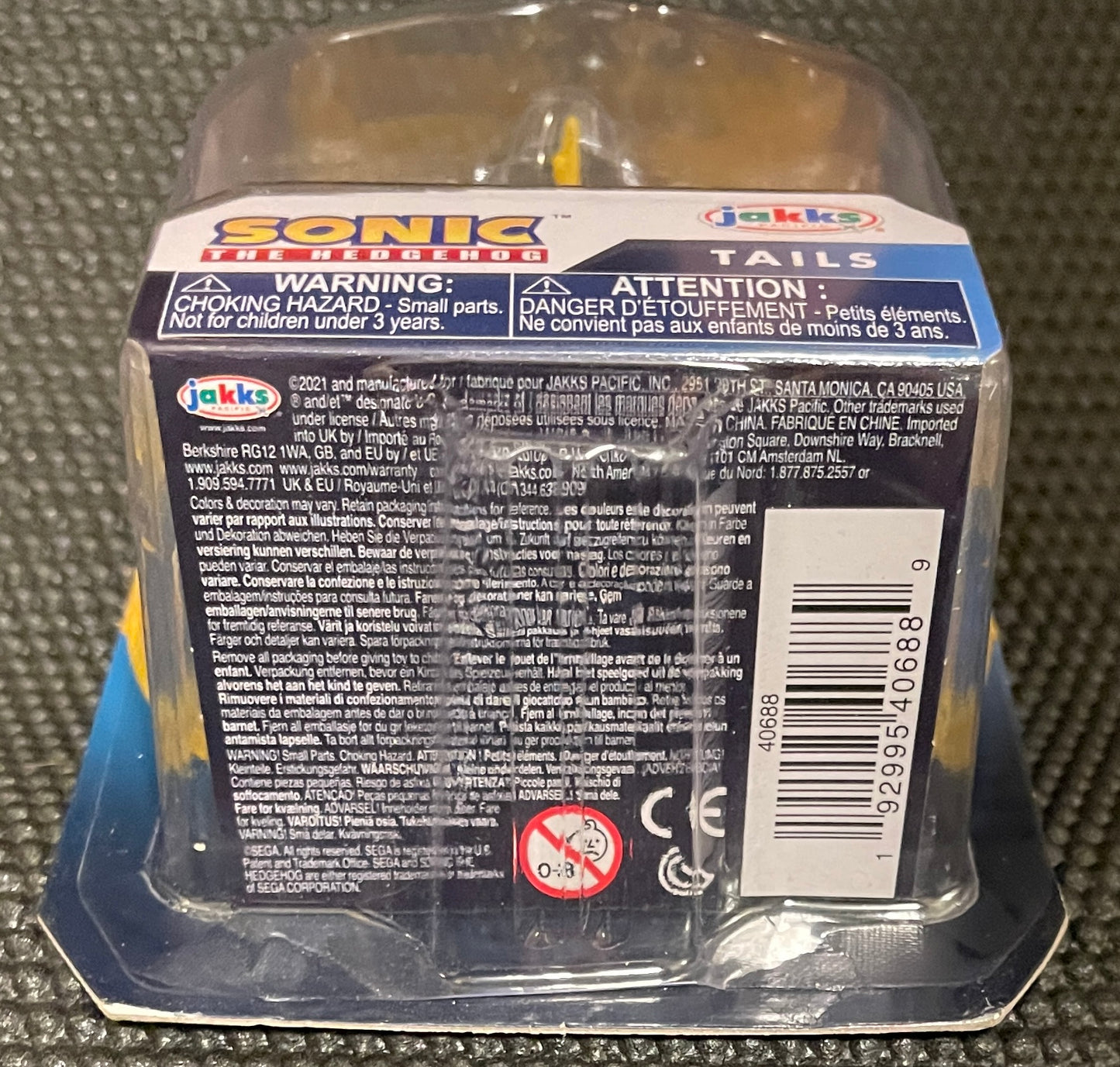 Sonic the Hedgehog Tails 2.5” Action Figure Jakks Pacific