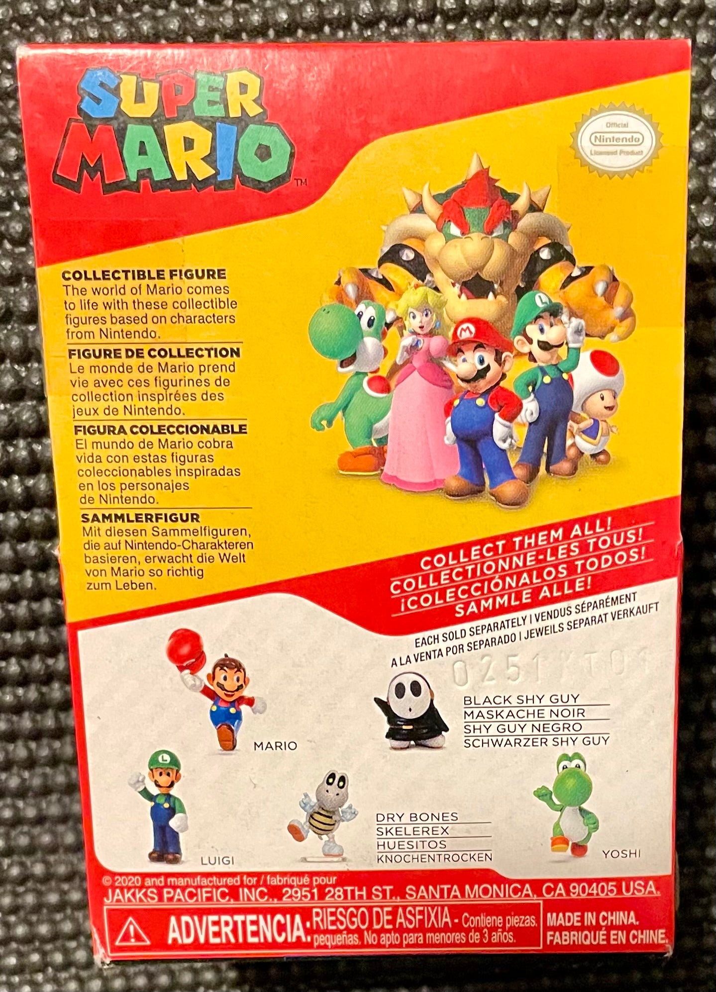 Super Mario Dry Bones 2.5” Figure Jakks Pacific World of Nintendo