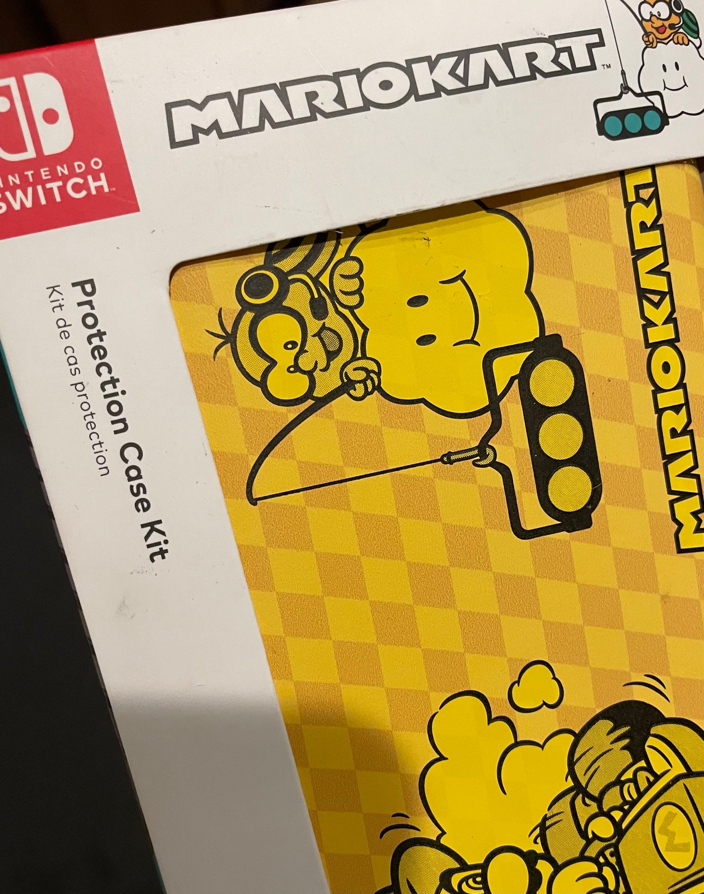 Nintendo Switch Lite Protection Case Kit MarioKart - Black & Yellow