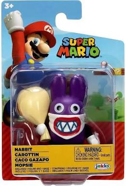 Super Mario Nabbit 2.5” Action Figure Jakks Pacific World of Nintendo