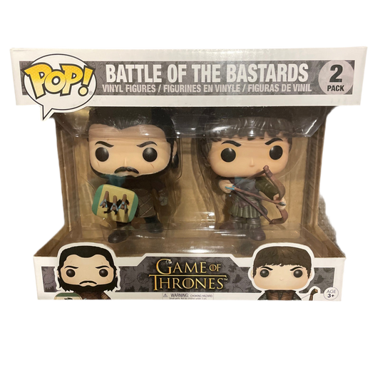 Funko Pop Battle Of The Bastards 2 Pack Game Of Thrones Ramsay Bolton Jon Snow