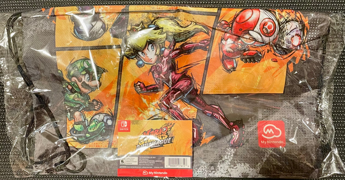 My Nintendo Rewards Mario Strikers Battle League Drawstring Bag