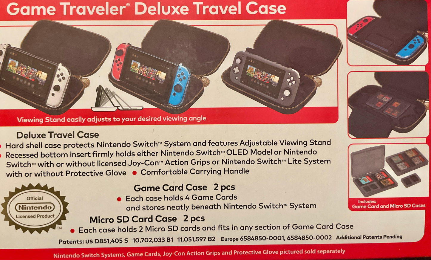 Nintendo Switch The Legend of Zelda Game Traveler Deluxe Travel Case