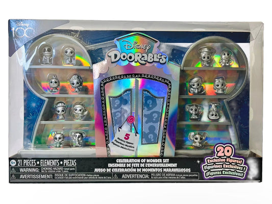 Disney 100 Disney Doorables Celebration of Wonder Set with 20 Exclusive Figures (5 Mystery Figures)