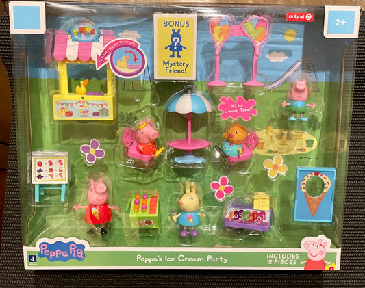 Peppa Pig Peppa’s Ice Cream Party Playset with Mystery Figure - Retired