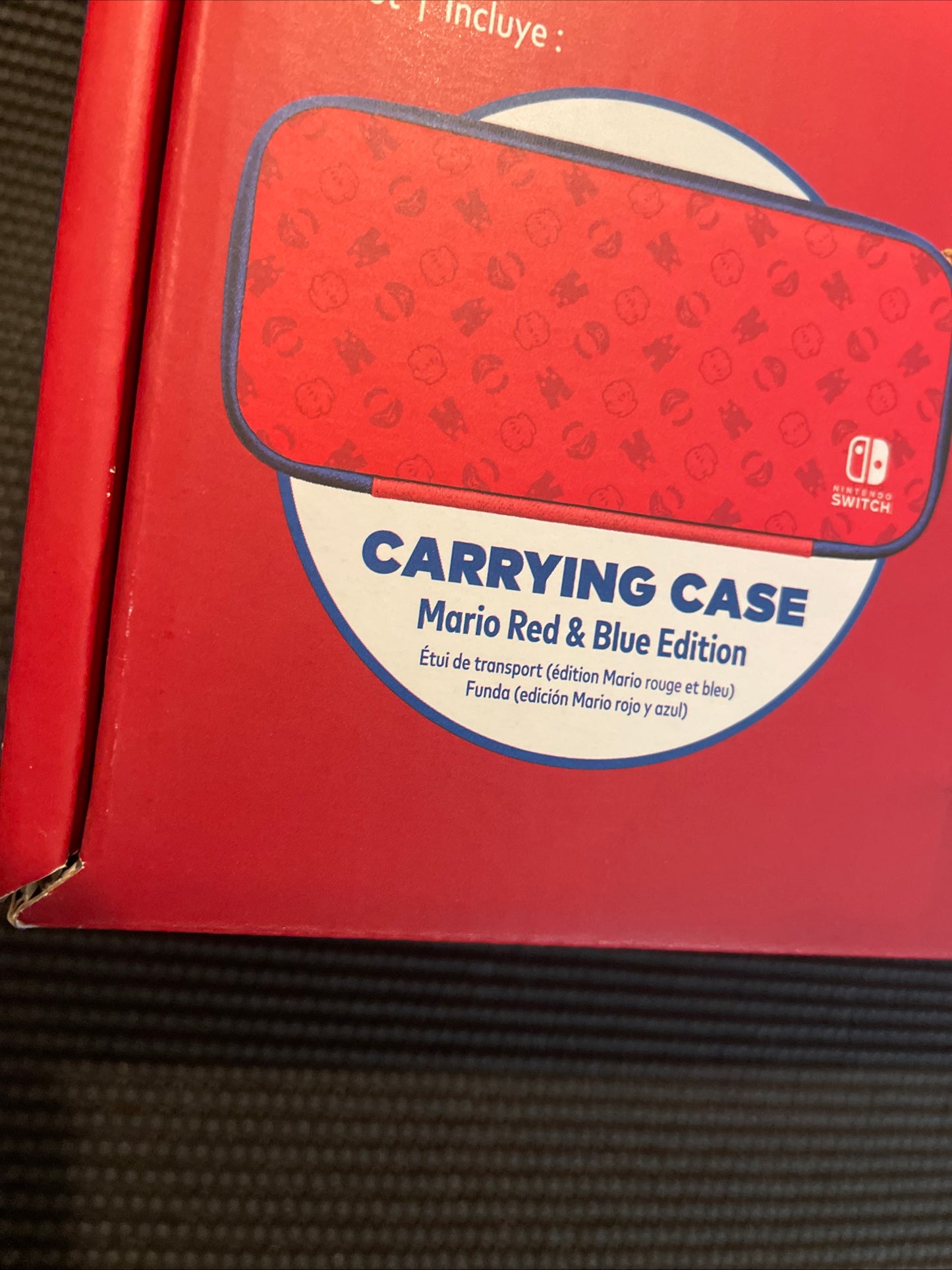 Nintendo Switch Mario Red & Blue Edition Console with Carrying Case - Retired - Limited Edition Console with Accessories