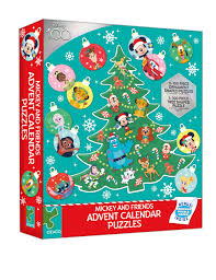 Disney 100 Mickey and Friends Advent Calendar Puzzles 2023 Ceaco