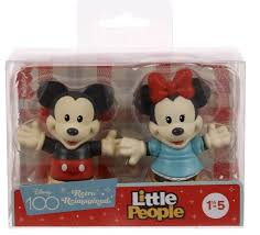 Disney 100 Retro Reimagined Little People Collector Series Mickey & Minnie Mouse Target Exclusive