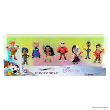 Disney 100 Years of Relentless Pursuit Limited Edition 8 Piece Figure Set Just Play
