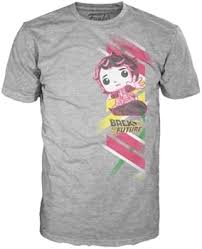Funko Pop Tees Back to the Future Marty on Hoverboard Size XL