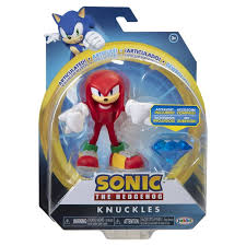 Sonic the Hedgehog Knuckles with Chaos Emerald 4” Action Figure Jakks Pacific