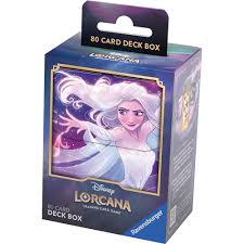 Disney Lorcana Trading Card Game 80-Card Deck Box Elsa