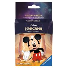 Disney Lorcana Trading Card Game 65 Card Sleeves Mickey Mouse