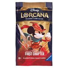 Disney Lorcana Trading Card Game The First Chapter Booster Pack 1st Print Very Rare