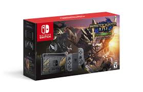 Nintendo Switch Monster Hunter Rise Deluxe Edition Console with Full Game Download *New - Retired - Rare*