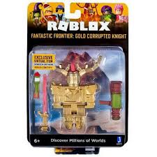 Roblox Fantastic Frontier: Gold Corrupted Knight with Exclusive Virtual Item