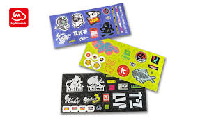 My Nintendo Rewards Splatoon 3 Graffiti Sticker Set